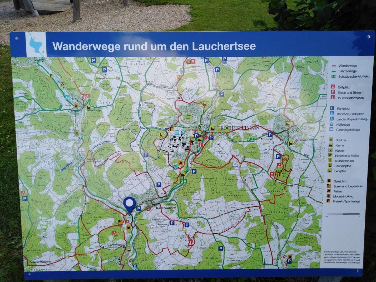 Ferienwohnung Mit Kleinem Garten Sonnenbühl Exterior foto